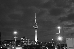 Auckland Sky Tower B&W